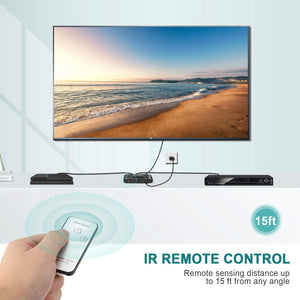 HDMI Switch, Techole Alluminio Splitter 3 In 1 Uscita con Telecomando,... - Ilgrandebazar