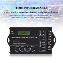 Carica l&#39;immagine nel visualizzatore di Gallery, 20A Timer Controller Programmabile TC420 DC12-24V LED RGB Da 5 Circuiti Di... - Ilgrandebazar