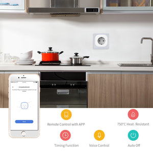 Meross Schuko Mss310Kit(Eu) 2 Prese Intelligenti con 2 prese, Bianco - Ilgrandebazar