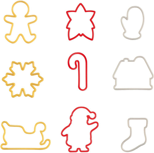 Tescoma 630901 Tagliabiscotti Natale set 9 Pezzi Delicia