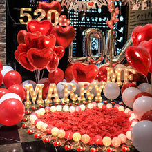 Carica l&#39;immagine nel visualizzatore di Gallery, Palloncini a Forma di Cuore, MMTX Lattice e Pompa e Candele Rosa - Ilgrandebazar