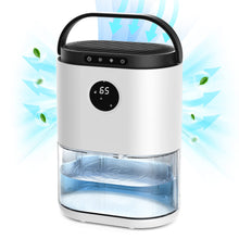 Carica l'immagine nel visualizzatore di Gallery, CONOPU DH-CS02 Deumidificatore Portatile, 2300 ml, Per Camera da Letto, Sbrinamento Automatico, Spegnimento Automatico, Controllo dell'umidità in 3 Modalità, Bianco