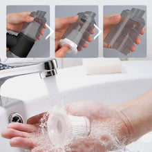 Carica l&#39;immagine nel visualizzatore di Gallery, Mini Aspirapolvere per Auto Senza Filo Ricaricabile con USB, Aspirabriciole Portatile, (Potente 120W, 6000Pa, 7.4V), Nero