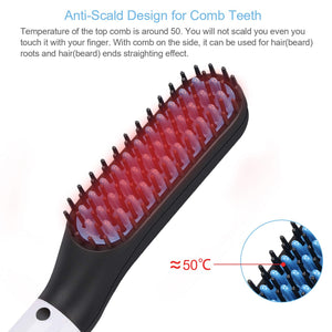 Pettine Barba Capelli, Tencoz Lisciante per Capelli e White - Ilgrandebazar