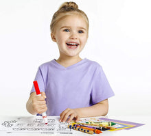 Carica l'immagine nel visualizzatore di Gallery, Crayola Mini Kids, Pennarelli Super Lavabili, 12 Pezzi, Punta Arrotondata di Sicurezza, Età 12 Mesi, Colori Assortiti, 8325 12 Pezzi Single