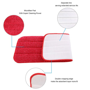 Vicloon Panno Mocio, 6 Pezzi Rosso, Blu, Verde, Grigio, Marrone, Viola