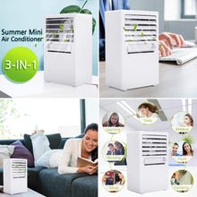 Carica l'immagine nel visualizzatore di Gallery, Winload Mini Raffreddatore D'aria, 3-In-1 Personali Condizionatore, Umidificatore, Purificatore, 3 Velocità, Climatizzatore e Raffreddamento per Casa Ufficio