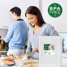 Carica l'immagine nel visualizzatore di Gallery, Bonsenkitchen Sacchetti Sottovuoto per Alimenti 100 Buste 20 x 30 cm per Macchine Sottovuoto, Sacchetti Sottovuoto Goffrati per La Conservazione Degli Alimenti e La Cottura Sottovuoto, Senza BPA
