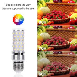 SanGlory Lampadina LED E27 12W Equivalenti a 100W Incandescenza, Fredda