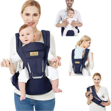 Carica l'immagine nel visualizzatore di Gallery, Viedouce Marsupio Neonati Ergonomico con Sedile/Puro Grigio Sedile Hip