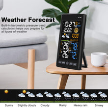 Carica l&#39;immagine nel visualizzatore di Gallery, Kalawen Stazione Meteo Meteorologica Digitale Wireless Automatica Termometro... - Ilgrandebazar