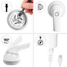 Carica l&#39;immagine nel visualizzatore di Gallery, Duronic FS16USB Levapelucchi Elettrico Ricaricabile Portatile - Maniglia Girevole - Borsetta Trasporto - Adatto per Tutti i Tessuti - con o Senza Filo - Guida Protezione Capi - Lana, Cashmere, Cotone