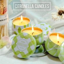 Carica l&#39;immagine nel visualizzatore di Gallery, SCENTORINI 8 Candele Citronella Repellenti per Zanzare per Interni ed Esterni, Tempo di Combustione 15 Ore per Candela