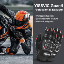 Carica l&#39;immagine nel visualizzatore di Gallery, YISSVIC Guanti da Moto Marchio CE 1KP Touchscreen L, L - Ilgrandebazar