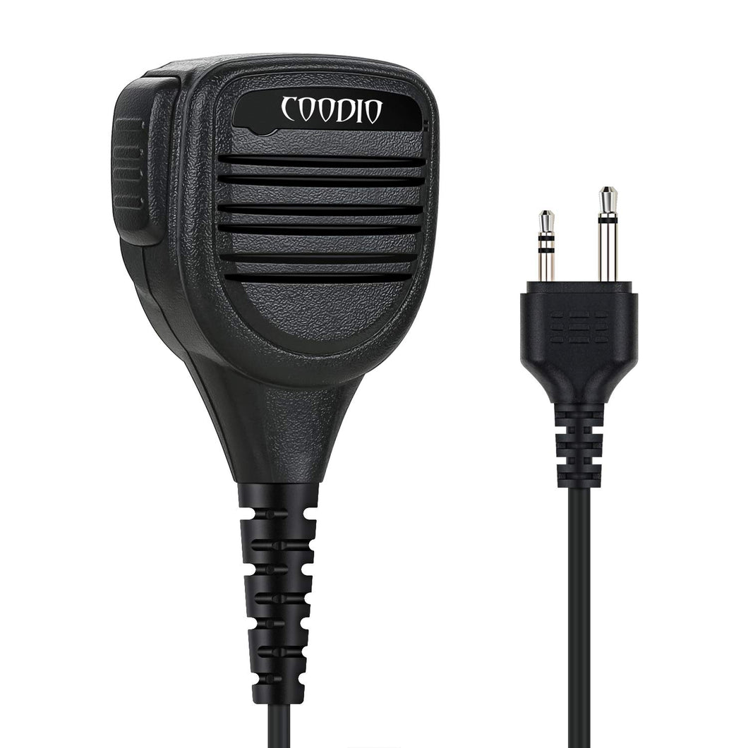 COODIO 2-Pin Superiore Microfono a IP54 Impermeabile Altoparlante - Ilgrandebazar