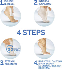 Carica l&#39;immagine nel visualizzatore di Gallery, Scholl Pedimask Maschera Piedi Nutriente con Olio di Macadamia, 4 Paia di Calzini Idratanti, Tempo di azione: 20 minuti