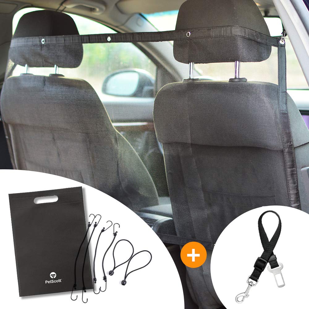 PetScott - Rete Auto per Cani + Cintura di Sicurezza. Macchina Cani... - Ilgrandebazar