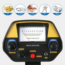 Carica l&#39;immagine nel visualizzatore di Gallery, INTEY Metal Detector - Rilevamento Dual Mode, Bobina di Ricerca Giallo - Ilgrandebazar