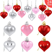 Carica l&#39;immagine nel visualizzatore di Gallery, Cotek 24Pcs Bagattelle a Forma di Cuore per San Valentino Decorazioni a... - Ilgrandebazar