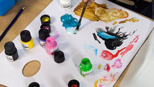 Carica l&#39;immagine nel visualizzatore di Gallery, MONT MARTE Set Colori per Tessuti - 8 pezzi x 20ml - Pitture Multicolore