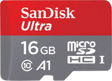 Carica l'immagine nel visualizzatore di Gallery, SanDisk Ultra Scheda di Memoria MicroSDHC da 16 GB e Adattatore, con A1 App...