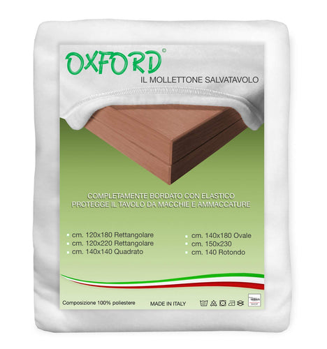 tex family Mollettone SALVATAVOLO Oxford SOTTOTOVAGLIA Proteggi Tavolo... - Ilgrandebazar