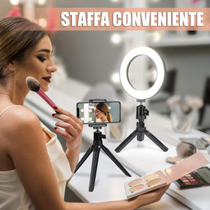 Zacro Ring Light LED, LED Luce ad Anello for YouTube Video and Makeup, LED... - Ilgrandebazar
