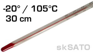 Termometro con occhiello, -20 a 105° Celsius (termometro in - 20 a C - Ilgrandebazar