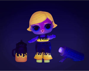 L.O.L. Surprise! Lights Glitter Doll with 8 Surprises Including Black Light Surprises