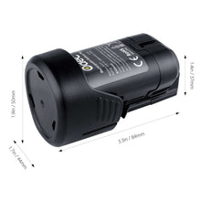 Carica l&#39;immagine nel visualizzatore di Gallery, Odec Batteria di Ricambio 10,8V 2000mAh per Bosch BAT411, BAT411A, BAT412,... - Ilgrandebazar