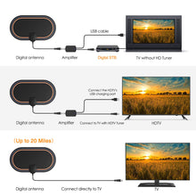 Carica l&#39;immagine nel visualizzatore di Gallery, Bqeel Antenna tv interna per digitale terrestre DTT DVB-T/DVB-T 2 Antenna... - Ilgrandebazar