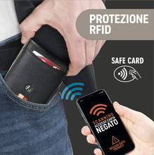 Carica l&#39;immagine nel visualizzatore di Gallery, Portafoglio Uomo Sottile - Con Protezione RFID - Elegante e Compatto, Non... - Ilgrandebazar