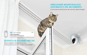 ieGeek 1080P Telecamera Wi-Fi Interno, Videocamera Sorveglianza Interno 1080p - Ilgrandebazar