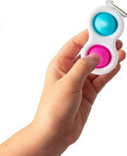Carica l'immagine nel visualizzatore di Gallery, langjiao Simple Dimple Fidget Toy Agitarsi Giocattoli sensoriali per Bambini e Adulti, Fidget Toys Antistress Mini Portachiavi,Pendente Giocattoli con ridurre ansia e Stress