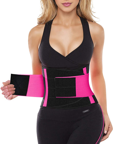 YIANNA Donna Fascia Addominale Dimagrante Corsetto S(lunghezza 90 cm), Nero