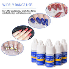Carica l'immagine nel visualizzatore di Gallery, JJsctly 6x 3g Super Nail Bond Colla, 1x Tagliaunghie finte, Per Unghie Finte, Trasparente nail colla per Le Unghie Acriliche Professional da Salone di Bellezza