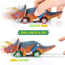 Carica l'immagine nel visualizzatore di Gallery, Stfitoh Dinosauri Giocattolo per Bambini 6 Pezzi - Regalo per Bambini a Sorpresa e Miglior Giocattolo Genitore-Figlio 6 PACK