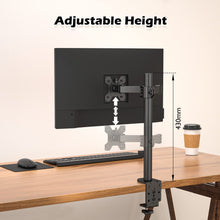Carica l'immagine nel visualizzatore di Gallery, BONTEC Braccio Monitor Singolo per Schermo LED LCD da 13 a 32 Pollici, Ergonomica Inclinazione e Rotazione Braccio Monitor Scrivania con Morsetto, Dimensioni VESA: 75x75-100x100 mm