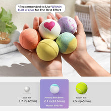 Carica l'immagine nel visualizzatore di Gallery, Bombe da Bagno 12 Pezzi, Set di Bombe da Bagno con Oli Essenziali Naturali, Sali da Bagno con Trattamento Spa Fragrante, Idee Regalo Natale di Matrimonio o di Compleanno per Donne, Uomini, Bambini 12 Unità