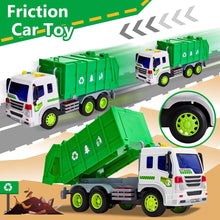 Carica l&#39;immagine nel visualizzatore di Gallery, HERSITY Camion Spazzatura Giocattolo Macchinine Bambino Grande con Luci e Suoni Modellini Auto Regalo per Bambini Ragazzo 3 4 5 Anni