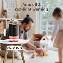 Carica l'immagine nel visualizzatore di Gallery, CONOPU Deumidificatore Casa Portatile Muffa, Deumidificatore Silenzioso con 7 colori Luce, Risparmio Energetico, Spegnimento Automatico, Deumidificatore per Armadio Ambiente Bagno, OZC20S03 Nero