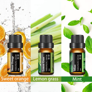 Skymore Set 6x10 ml di Oli Essenziali Puri, per Diffusori 15*10
