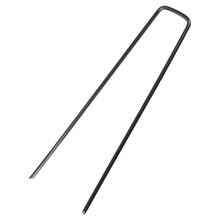 Carica l&#39;immagine nel visualizzatore di Gallery, GardenMate 100x Picchetti di Ancoraggio Lunghi 150mm e 100 Picchetti, black