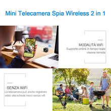 Carica l&#39;immagine nel visualizzatore di Gallery, Bluetooth Mini Telecamera Spia Nascosta Wifi,MHDYT Senza Fili HD 1080P mini - Ilgrandebazar