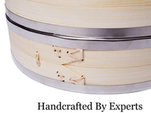 Carica l&#39;immagine nel visualizzatore di Gallery, Vaporiera di bambù organico da 10 pollici (25,4 cm) Harcas. 2 Clear - Ilgrandebazar
