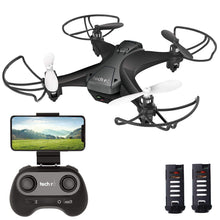 Carica l&#39;immagine nel visualizzatore di Gallery, tech rc Mini Drone con HD Telecamera Due Batterie Funzione di... - Ilgrandebazar