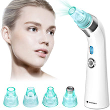 Carica l&#39;immagine nel visualizzatore di Gallery, Aspiratore Punti Neri, Pulitore dei Pori – Estrattore Elettrico di Punti neri e Acne, modello USB con Upgrade 2020 con 5 velocità di aspirazione regolabili e 4 testine di ricambio