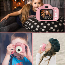 Carica l'immagine nel visualizzatore di Gallery, LANXUN Macchina Fotografica per Bambini, Videocamera Digitale IPS 2.0 Pollici Giocattoli per Regalo di Natale di Compleanno, Fotocamera per Bambini con Scheda SD da 32GB per 3-7 Anni Ragazze Ragazzi Rosa