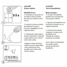 Carica l&#39;immagine nel visualizzatore di Gallery, SMARDY Kit - 10x 9in1 Strisce 10 Strisce, Test Per Acqua Potabile - Ilgrandebazar