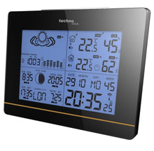 Carica l&#39;immagine nel visualizzatore di Gallery, Technoline WS 6750 - Stazione meteorologica, nero con batterie - Ilgrandebazar